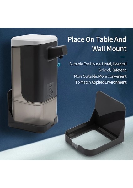 Beyaz Köpük Temassız Sıvı Sabunluklar Elektrikli 600 ml Büyük Kapasiteli Kızılötesi Otomatik Indüksiyon Banyo Için Hızlı Sıvı Deşarjı (Yurt Dışından) fırsatları