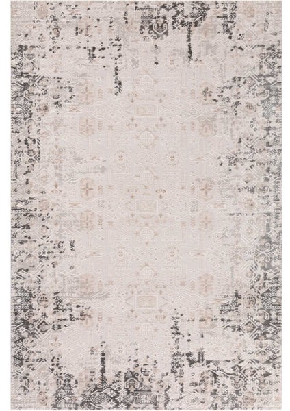 Lynosse Gri Halı Yumuşak Oturma Odası Salon Çocuk Odası Mutfak Halısı P1020 80 x 150