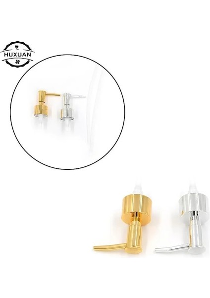 Silver-1pc Paslanmaz Çelik Sabun Pompası Sıvı Losyon Jel Dağıtıcı Yedek Kavanoz Tüp Aracı Altın Gümüş (Yurt Dışından) fiyatları
