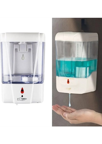 250ML-700ML Otomatik Sabunluk Kızılötesi Fotoselli Hareket Banyo Dağıtıcı Sensörü Sıvı Paslanmaz Çelik Sabunluk (Yurt Dışından) fiyatları