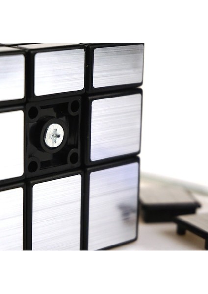 F-3X3X3 Hız Küp Rubix Fırçalanmış Ayna Profesyonel Cubo Magico Sihirli Küp Macar Fidget Oyuncaklar Bulmacalar (Yurt Dışından)