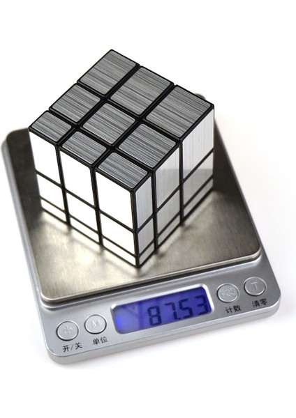 F-3X3X3 Hız Küp Rubix Fırçalanmış Ayna Profesyonel Cubo Magico Sihirli Küp Macar Fidget Oyuncaklar Bulmacalar (Yurt Dışından)