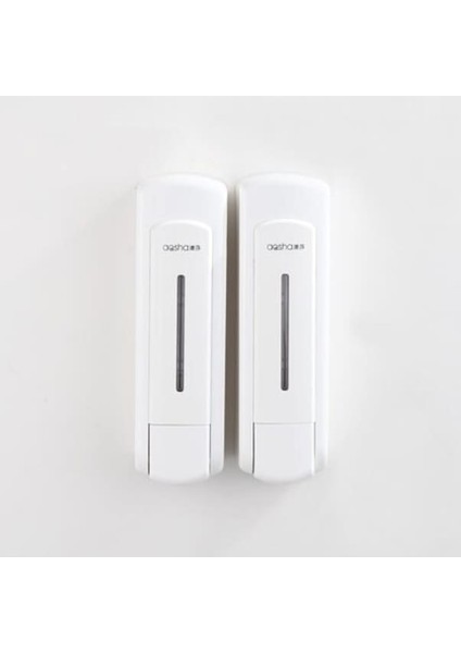 White2-Tek/çift/üçlü 1050ML Sabunluk Duvar Duşu Banyo Şampuanı Jel Dağıtıcı Banyo Aksesuarları Sıvı Sabun Kabı (Yurt Dışından)