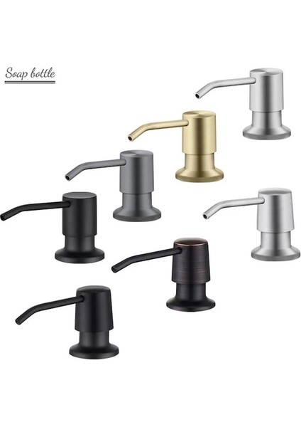 B Fırçalı Sabunluk Siyah Mutfak Lavabo Tezgahı Sıvı Sabunluk Şişe Mutfak Aksesuarları Dahili Tasarım El Pompaları (Yurt Dışından) fiyatları