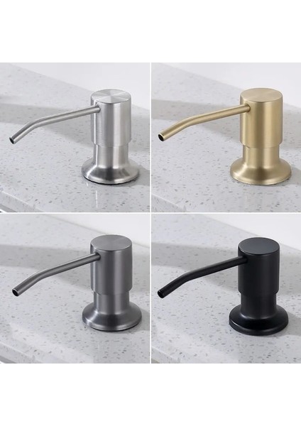 B Fırçalı Sabunluk Siyah Mutfak Lavabo Tezgahı Sıvı Sabunluk Şişe Mutfak Aksesuarları Dahili Tasarım El Pompaları (Yurt Dışından) modelleri