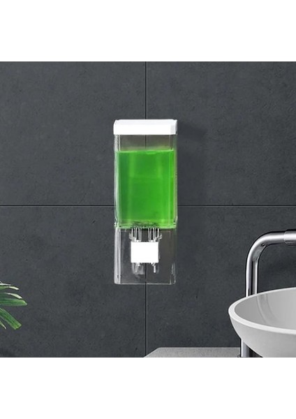 SMOOTH-250ML Manuel Sabunluk Şeffaf Duvara Monte Banyo Temizleyici Şampuan Duş Jeli Konteyner Şişe (Yurt Dışından) modelleri