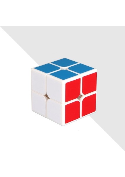 White-2x2 Sihirli Küp 2 x 2 Küp 50MM Hız Cep Sticker Bulmaca Küp Profesyonel Eğitici Oyuncaklar Çocuklar Için (Yurt Dışından)