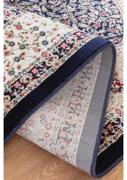 Amasra Koyu Mavi Halı Yumuşak Oturma Odası Salon Çocuk Odası Mutfak Halısı P1075 240 x 330 indirimleri