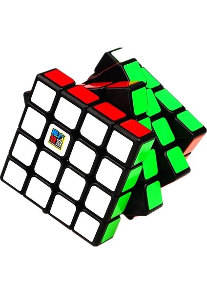 Siyah-Moyu Meilong 4x4 Hız Küp Sihirli Bulmaca Strickerless 4X4X4 Neo Cubo Magico 59MM Mini Boyutu Buzlu Yüzey Oyuncaklar Çocuklar Için (Yurt Dışından)