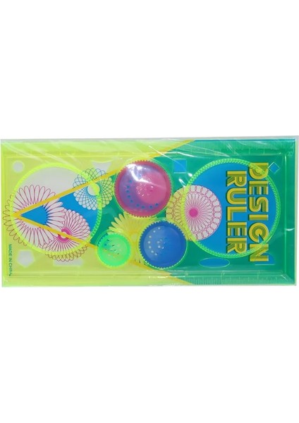 BG1812 Tarzı Ofis Kırtasiye Çizim Malzemeleri Milyon Çiçek Cetvel Yuvarlak Cetvel Geometri Çizim Şablonu Cetvel Spirograph Geometrik Cetvel (Yurt Dışından)