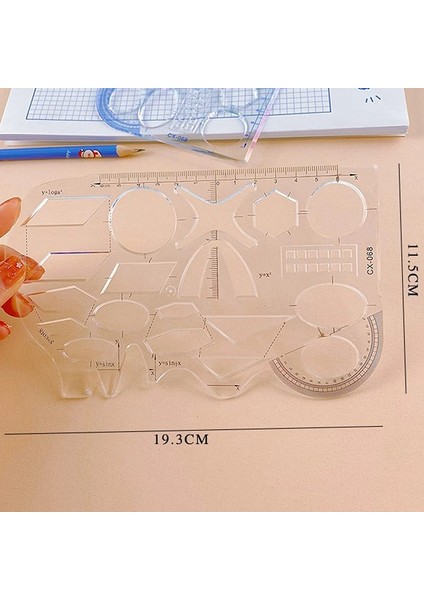 A1 Stili 1 Adet Elips Springhall Açı Cetveli Geometrik Çizim Şablonu Daire Yapımcısı Çizim Cetveli Çok Fonksiyonlu Çizim Cetveli (Yurt Dışından) indirimleri