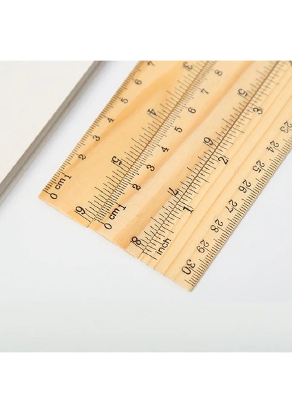 15CM Tarzı 15CM 20CM 30CM Ahşap Cetvel Metrik Kural Hassas Çift Taraflı Ölçme Aracı Öğrenme Ofis Kırtasiye (Yurt Dışından) indirimleri