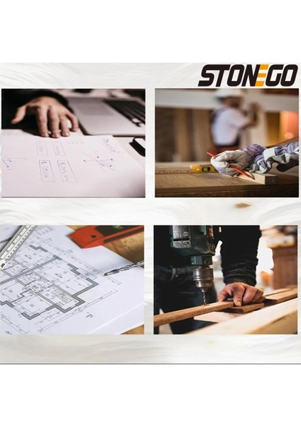 40CM Tarzı Stonego Paslanmaz Çelik Cetvel Inç Metal Cetveller, Yüksek Hassasiyetli Mezuniyet Çizgisi Çift Taraflı Terazi (Yurt Dışından)