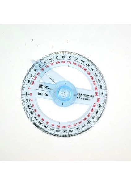 Beyaz Stil Yeni Taşınabilir Çapı 10 cm Plast Derece Işaretçi Iletki Cetvel Açı Bulucu Okul Ofis Malzemeleri Için Salıncak Kolu (Yurt Dışından)