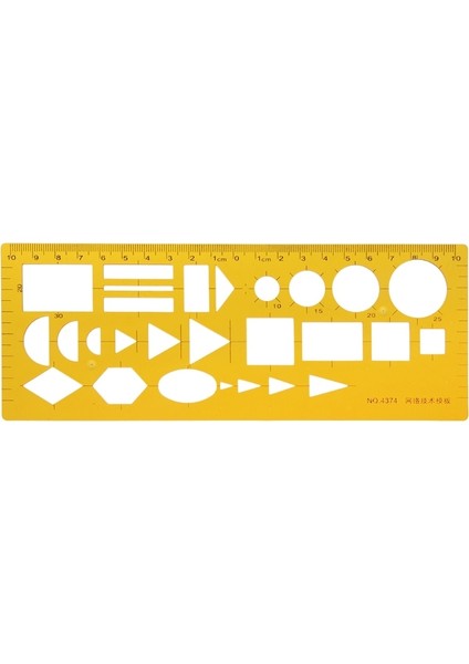 5AC1100476 Tarzı K Reçine Çizimleri Fiziksel Kimyasal Alet Ölçme Aracı Için Şablon Cetveli (Yurt Dışından)