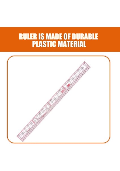 60 cm Dıy Ölçüm Patchwork Kıstas Çift Taraflı Metrik Düz Cetvel Dikiş Terzi Çok Fonksiyonlu Şeffaf Çizim Cetveli (Yurt Dışından) modelleri