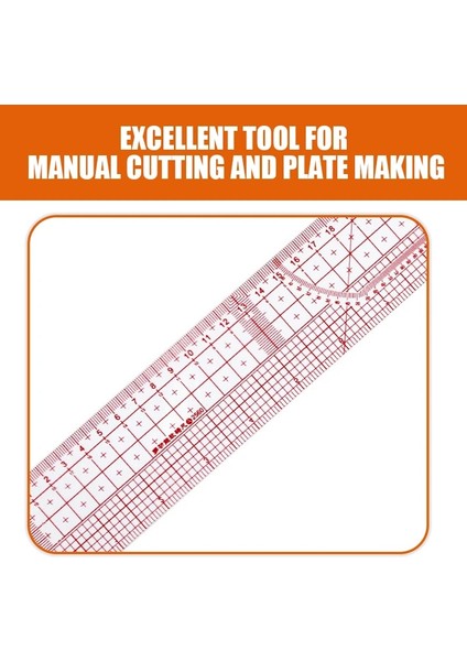 60 cm Dıy Ölçüm Patchwork Kıstas Çift Taraflı Metrik Düz Cetvel Dikiş Terzi Çok Fonksiyonlu Şeffaf Çizim Cetveli (Yurt Dışından) fırsatları