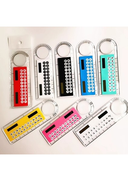 Kırmızı Stil 3in1 Çok Fonksiyonlu Güneş Cetvel Hesap Makinesi 10 cm Uzunluk Açı Cetvel Kart Cetvel Okul Ofis Öğrencileri Kırtasiye Güneş Cetveller (Yurt Dışından) indirimleri