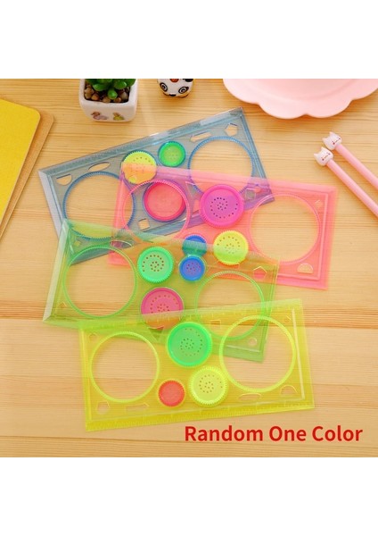 Tek Stil Çok Şekilli Plastik Cetvel Boyama Çizim Şablonu Oval Geometrik Şablon Eğri Desen Cetvel Kırtasiye Ofis Malzemeleri (Yurt Dışından)