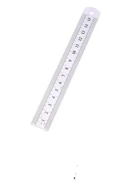 20CM Tarzı Metal Ölçeği Paslanmaz Çelik Düz Cetvel 15 cm 20 cm 30 cm Cetvel Çocuklar Kırtasiye Ölçme Çizim Aracı Ofis Okul Malzemeleri (Yurt Dışından)
