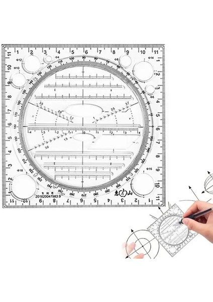 Siyah Stil Daire Şablonları Ölçüm Cetveli Geometrik Çizim Cetvelleri Okul Ofis Çizimleri Için Çizim Araçları Ark Için Şeffaf Cetveller (Yurt Dışından) fiyatları