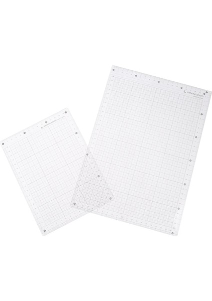 A4 Stili Şeffaf Cetvel Kurulu A4 A5 Öğrenciler Yazı Masası Pedi Pvc Izgara Dikiş Kesme Paspaslar Çizim Pano Ölçme Malzemeleri (Yurt Dışından)
