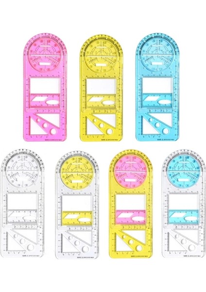 Cz1 Stili Çok Fonksiyonlu Geometrik Cetvel Şeffaf Çizim Şablonu Döndürülebilir Matematik Ölçüm Cetvelleri Öğrenciler Okul Ofis Malzemeleri (Yurt Dışından) fiyatları