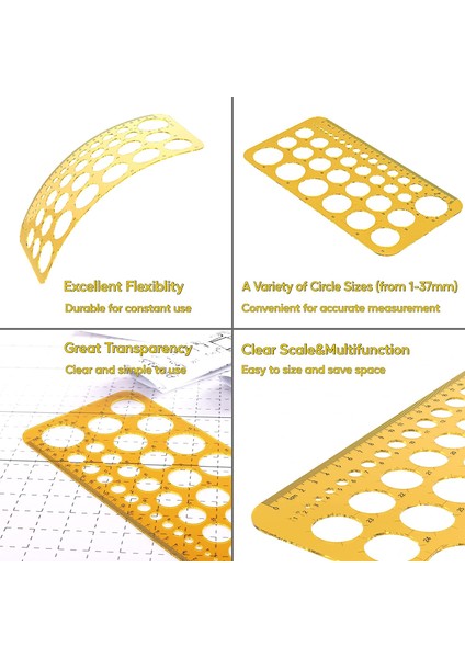 No.9 Stili 1 Adet K Rercles Geometrik Şablon Cetvel Şablon Çizim Ölçme Aracı Öğrenciler Yeni Tasarım (Yurt Dışından) indirimleri