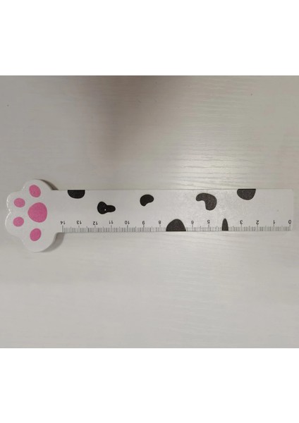 E Tarzı 1 Adet Sevimli Kedi Kırtasiye Seti Kawaii Kedi ve Kedi Pençe Cetvel Öğrenci Çalışma Kırtasiye Ofis Malzemeleri Школьная Канцелярская Линейка (Yurt Dışından)