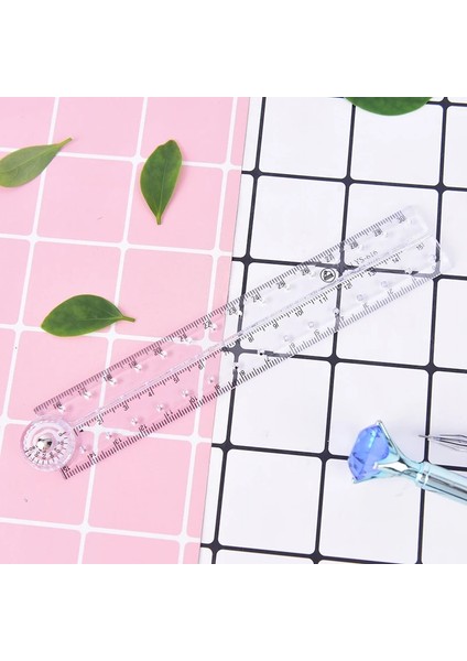 Yeşil Stil 30 cm Şeffaf Şeffaf Plastik Akrilik Katlanır Düz Cetveller Öğrenci Çocuk Çizim Aracı Kırtasiye Okul Malzemeleri (Yurt Dışından) fiyatları