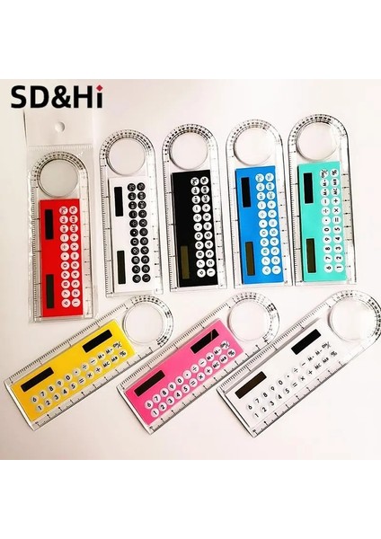 A8 Tarzı Çok Fonksiyonlu Güneş Cetvel Hesap Makinesi 10 cm Uzunluk Açı Cetvel Kart Cetvel Okul Ofis Öğrencileri Kırtasiye Güneş Cetvelleri (Yurt Dışından) fırsatları