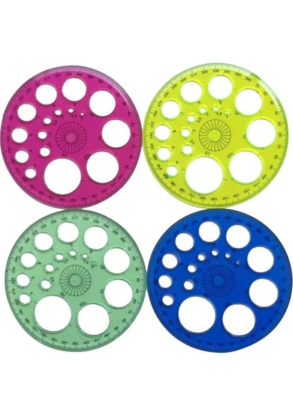 Şablon Stili Atchwork Kural Derecesi Yuvarlak Plastik Malzeme Dıy El Aletleri Dikiş Aksesuarları Cetvel Dört Renkli Isteğe Bağlı (Yurt Dışından) fırsatları
