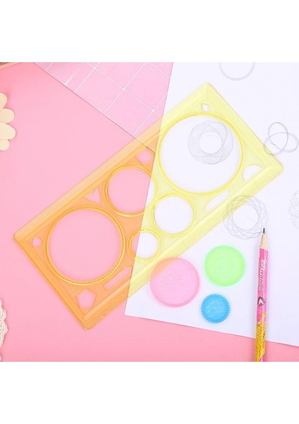 Yeşil Stil Öğrenciler Için Geometrik Cetvel Matematik Çizim Çizim Araçları Öğrenme Boyama Çocuk Bulmacaları Oyuncaklar Sanat Aracı (Yurt Dışından) fırsatları
