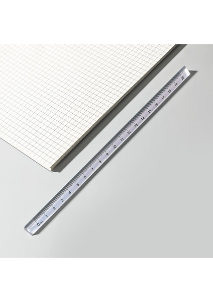20CM Tarzı cm Şeffaf Üçgen Düz Cetvel Kawaii Ölçüm Çizim Şablonu Kore Kırtasiye Yazma Aracı Ofis Malzemeleri (Yurt Dışından)