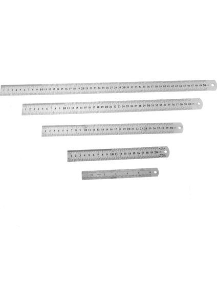 500MM Tarzı Metal Ölçeği Paslanmaz Çelik Düz Cetvel Ölçme Kırtasiye Çizim Aksesuarı El Aleti Okul Ofis Malzemeleri (Yurt Dışından) fiyatları