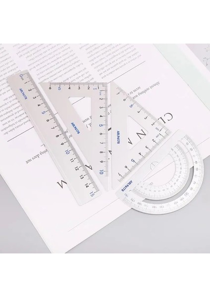 4 Adet Çizim Okul Malzemeleri Seti Kare Üçgen Cetvel Alüminyum Alaşımlı Iletki (Yurt Dışından) modelleri