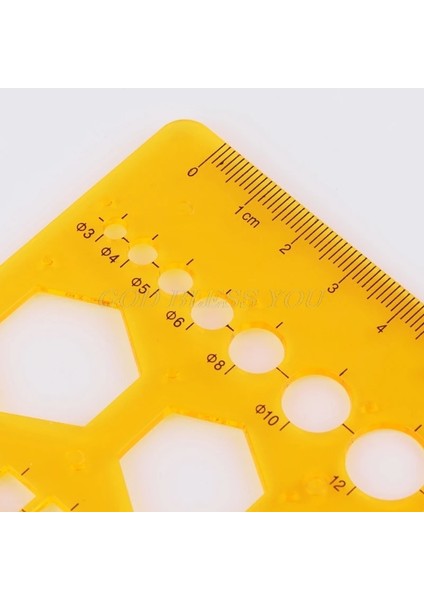 K Reçine Cetvel Daireler Kareler Üçgen Geometrik Şablon Cetvel Stencil Ölçme Aracı Cetvel Okul Aksesuarları (Yurt Dışından) fırsatları