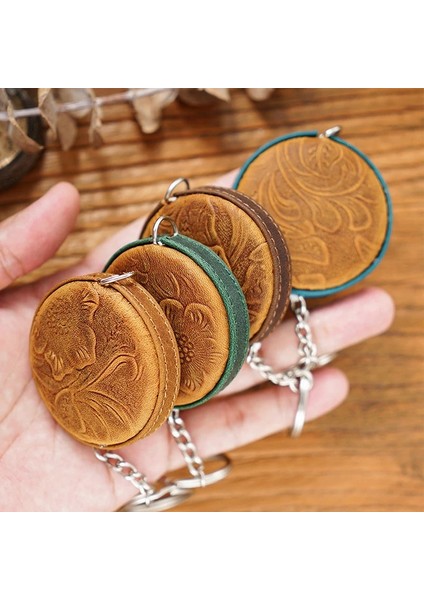 Blc Stili Deri El Yapımı Mini Mezura Ilk Katman Inek Derisi Cetvel Vintage Ölçme Elbise Cetvel Deri Asılı Mezura (Yurt Dışından) fiyatları