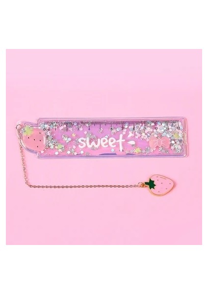 No.3 Tarzı Kawaii Quicksand Cetveller Kız Çizim Şablonu Dantel Dikiş Cetvel 12 cm Kolye Sevimli Yer Imi Kırtasiye Ofis Okul Hediye (Yurt Dışından)