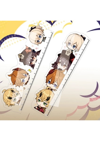 Cz9 Tarzı Ge Darbe Akrilik Düz Cetvel Karikatür Keqing Klee Barbatos Kawaii Kırtasiye Öğrenci Çizim Malzemeleri Okul Kaynağı (Yurt Dışından) modelleri