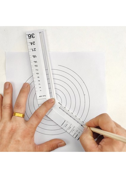 Katlanır Geometrik Çizim Cetveli Çok Fonksiyonlu Matematiksel Çizgi Dairesel Çizim Geometri Şablon Açı Ölçüsü Çizim Aracı (Yurt Dışından) fırsatları