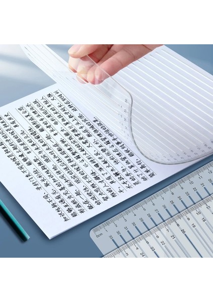 Kırmızı Stil Kaligrafi Şablonu ve Cetvel Şablonu Yazma Düz Çizgi Temizle Cetvel Yazma Aracı Geometri Şablonu Zarf Kılavuzu (Yurt Dışından) modelleri