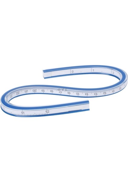 30CM Tarzı Esnek Eğri Cetvel Çizim Aracı Plastik Vinil 30CM 40CM 50CM 60CM (Yurt Dışından)