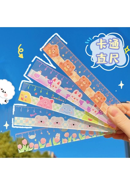 C Tarzı 15 cm Ayı Tavşan Cetvel Çok Fonksiyonlu Diy Çizim Araçları Öğrenci Karikatür Cetveller Çift Görevli Okul Ofis Malzemeleri Okul Malzemeleri (Yurt Dışından) modelleri
