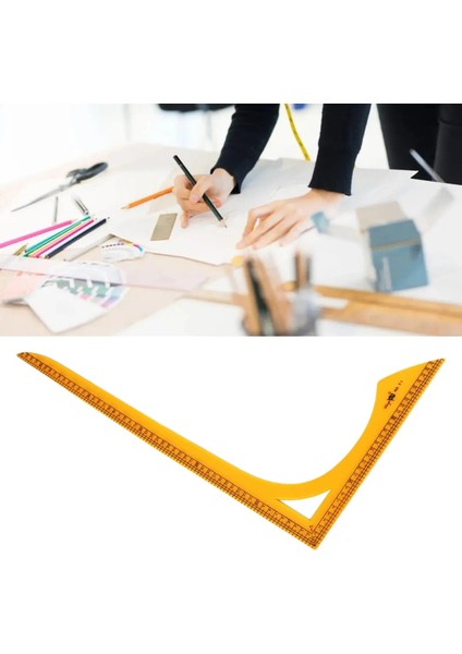 Cetvel Şablonları Craft Çift Taraflı Ölçekli Kesme Dikiş Için Akrilik Ölçme Taslak Çizim Çizim Kesme Terzilik (Yurt Dışından) fiyatları