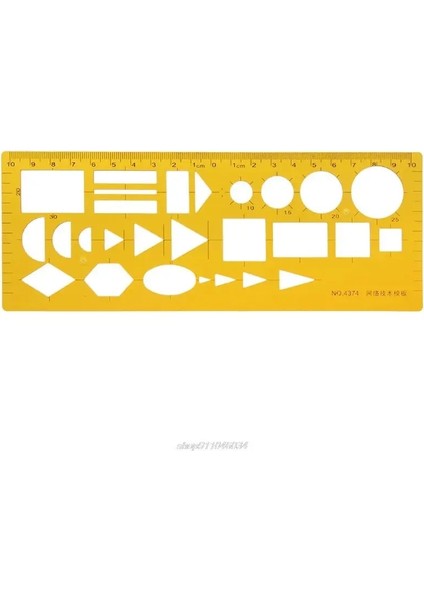 5AC1100476 Tarzı K Reçine Çizimleri Şablon Cetvel Fiziksel Kimyasal Enstrüman Ölçme Aracı Jy Dropship (Yurt Dışından)