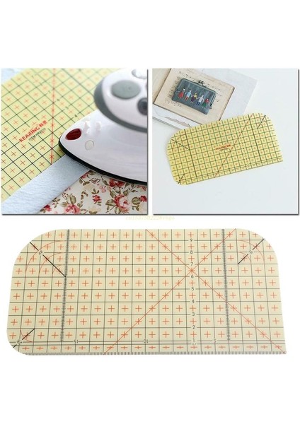 Beyaz Stil Terzi Için Doğru Ütü Kumaş Kapitone Cetvel Dıy Dikiş Sanat Zanaat Şablonu (Yurt Dışından) fırsatları