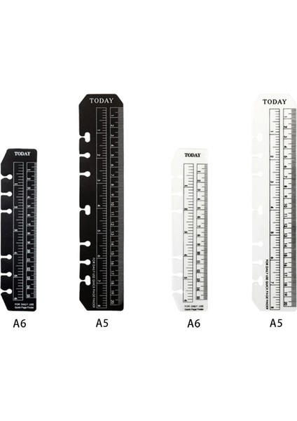 B2RC7AK500356-BK-A5 Tarzı A5A6 Gevşek Yaprak Cetvel Dıy Tasarım Şablonları Kapitone Esnek (Yurt Dışından) modelleri