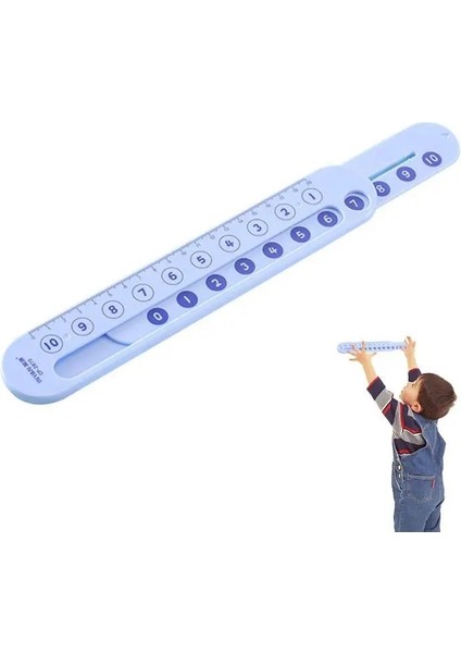 Mavi Stil Slayt Cetvel Çocuklar Için Numarası Eşleştirme Cetvel Oyuncak Matematiksel Aydınlanma Oyuncak Bebekler Çocuklar Için Çocuk Eğlenceli Eğitici Oyuncak (Yurt Dışından) fiyatları