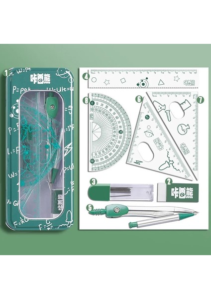 Pembe Tarzı 8 Adetgrup Sevimli Öğrenci Cetvel Pusula Silgi Seti Geometri Matematik Çizim Iletki Kırtasiye Ofis Sınavı Için Okul Malzemeleri (Yurt Dışından) fırsatları